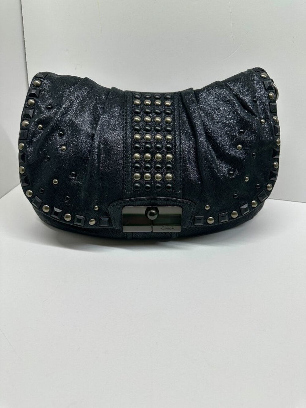 RARE Vintage Coach Kristin Studded Hobo - No: 15358
